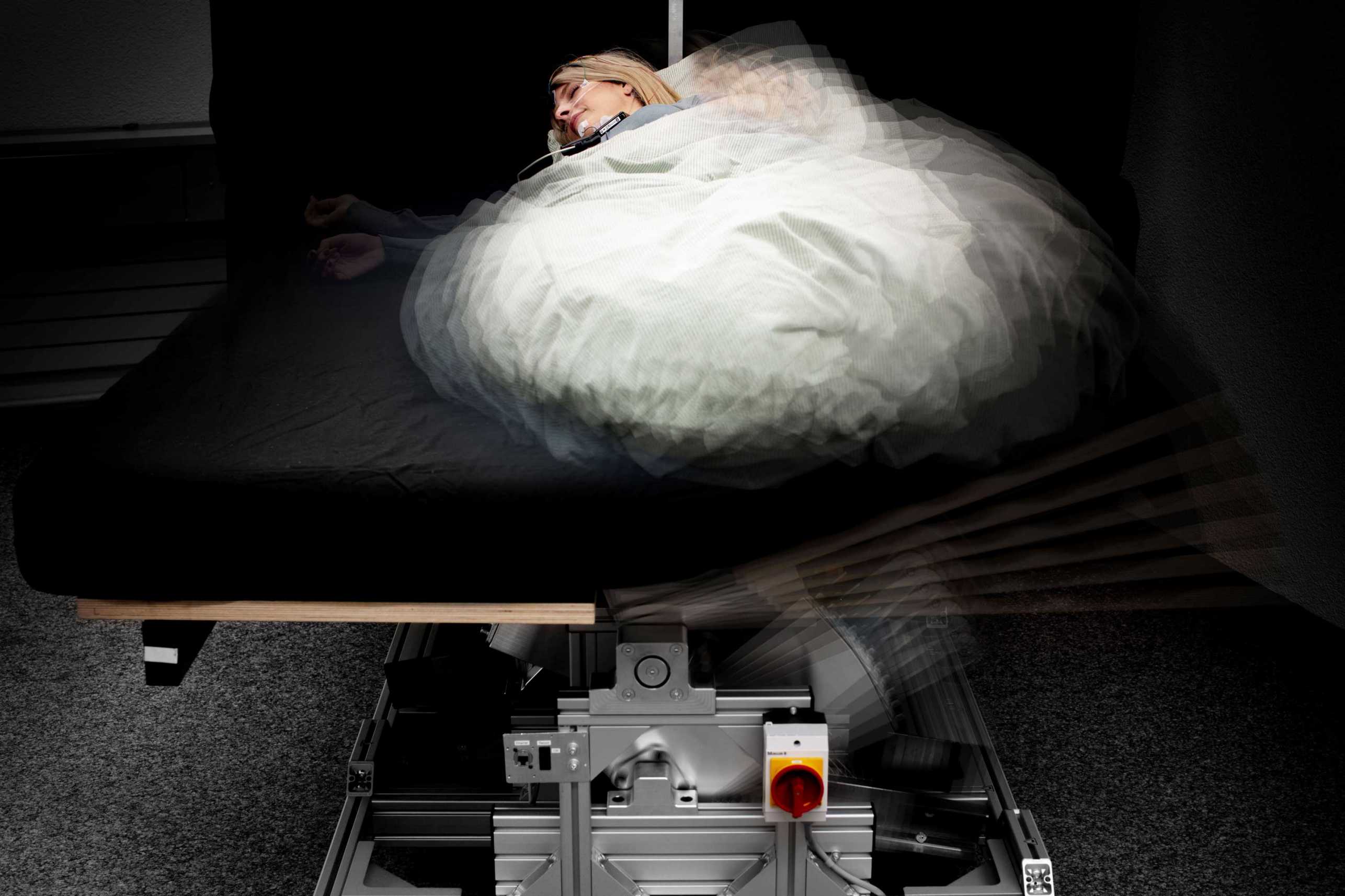 Enlarged view: Robotic beds that incline the backrest or move the bed-halves to change the position of the user may be used as novel intervention devices for people with position-dependent sleep-related breathing disorders.